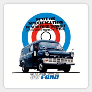 FORD TRANSIT - 60s ad Magnet